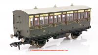 R40112 Hornby GWR 4 Wheel 3rd Class Coach number 1889 in GWR Chocolate and Cream livery - Era 2 / 3